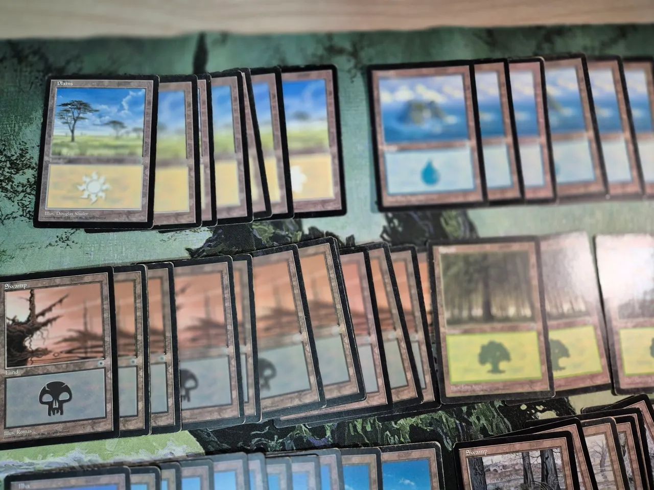MtG Magic coleção com 73 terrenos de Portal 1 e Portal 2 - Foto 4