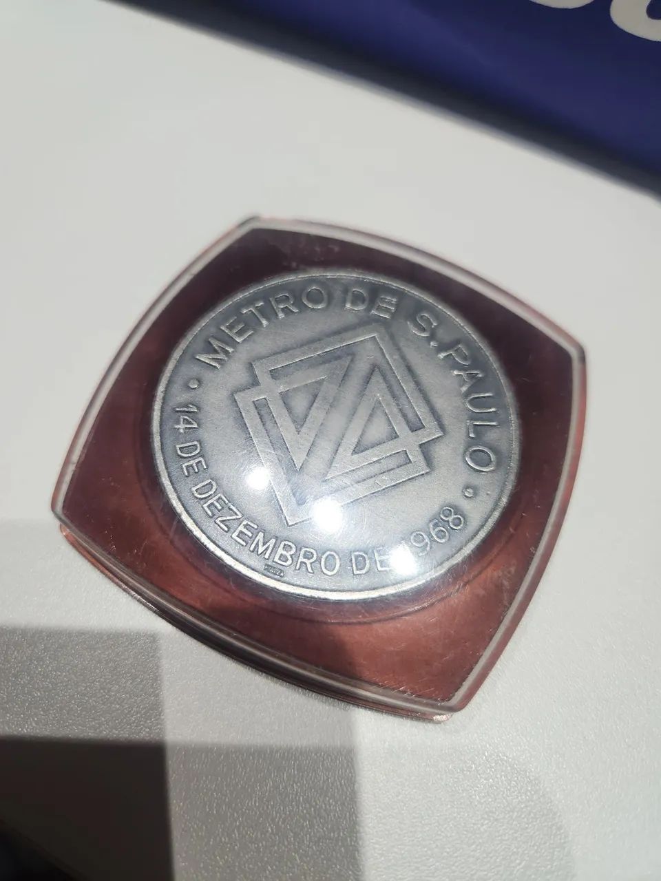 Medalha Comemorativa Metrô 1968