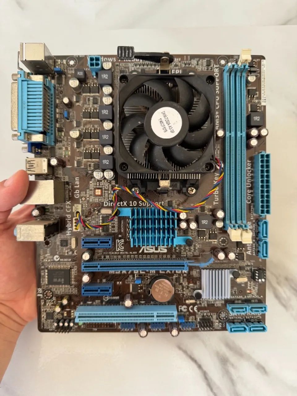 Placa Mãe Asus M5A78LM LX BR DDR3 + Processador AMD Athlon II - Foto 2