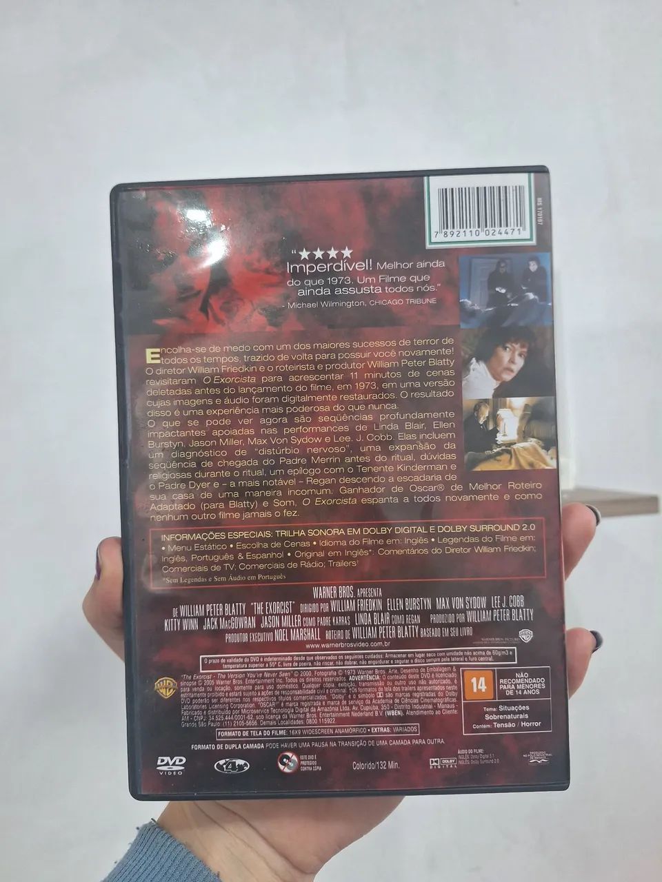 DVD o exorcista versão extendida - Foto 2