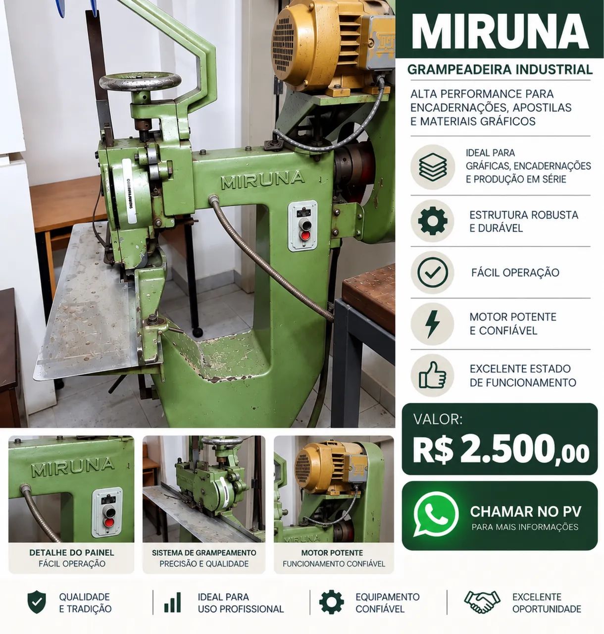 Grampeadeira Industrial