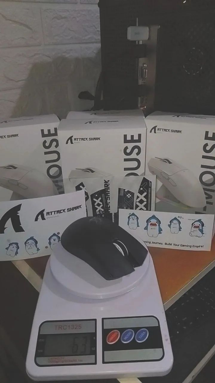 Mouser Gamer Attack Shark x11(PRETO) - Foto 2