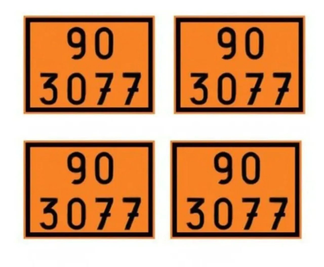 Placa substâncias perigosa  - Foto 2