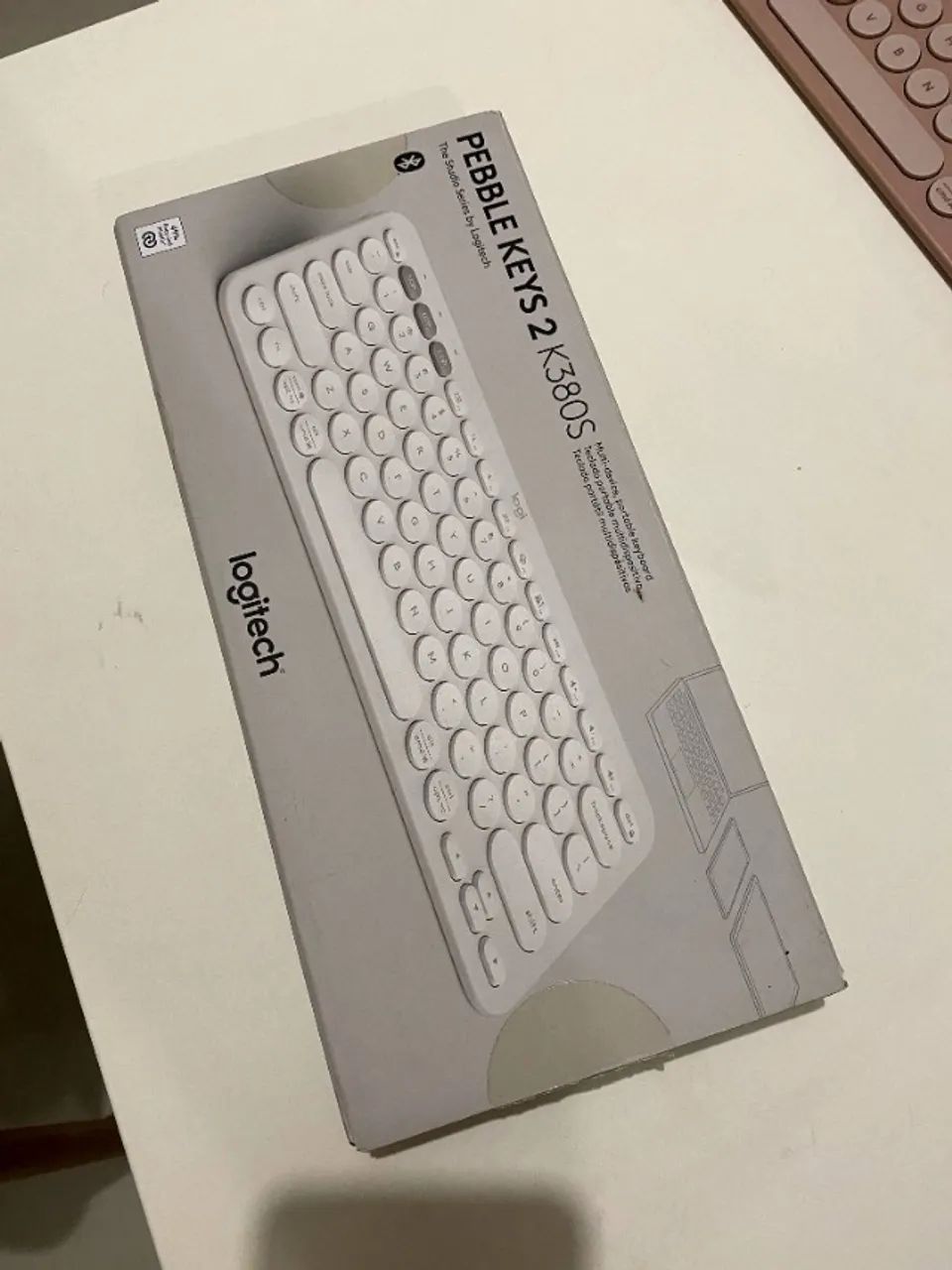 Teclado Logitech Sem Fio - Keys 2 K380s Branco - Foto 5