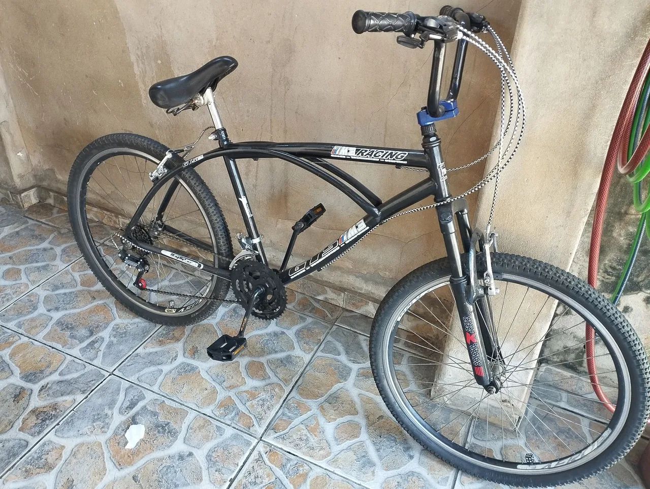 Bicicleta Aro 26 Estilo Caiçara / Beach Masculina Preta - Com Marchas - Foto 2