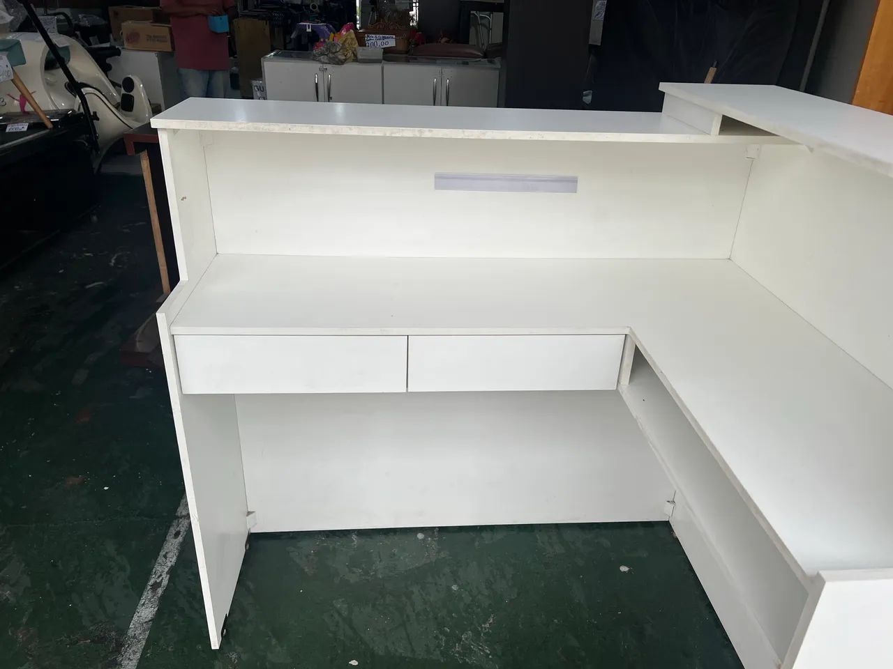 Balcão / Caixa em L Branco - Foto 4