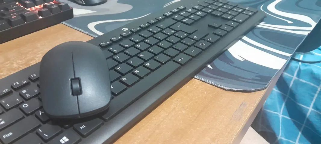 Teclado e mouse da HP sem fio - Foto 2