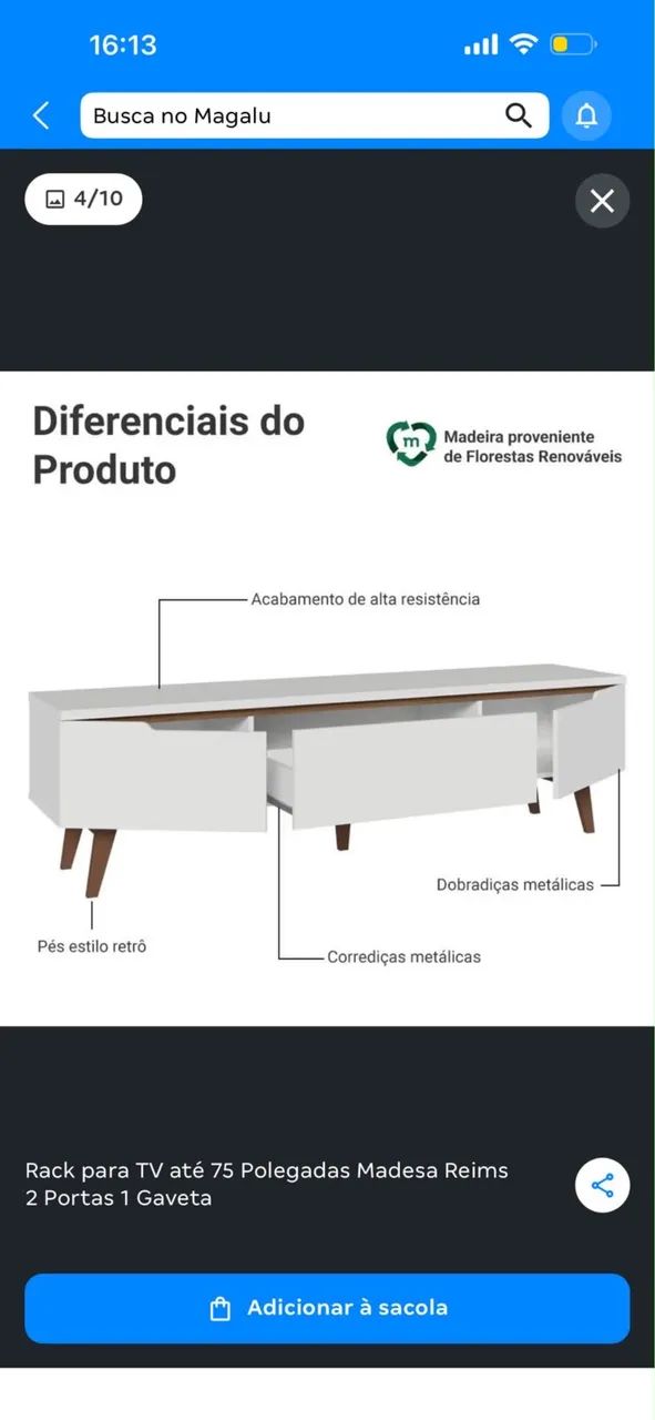 Rack novo na caixa - Foto 5