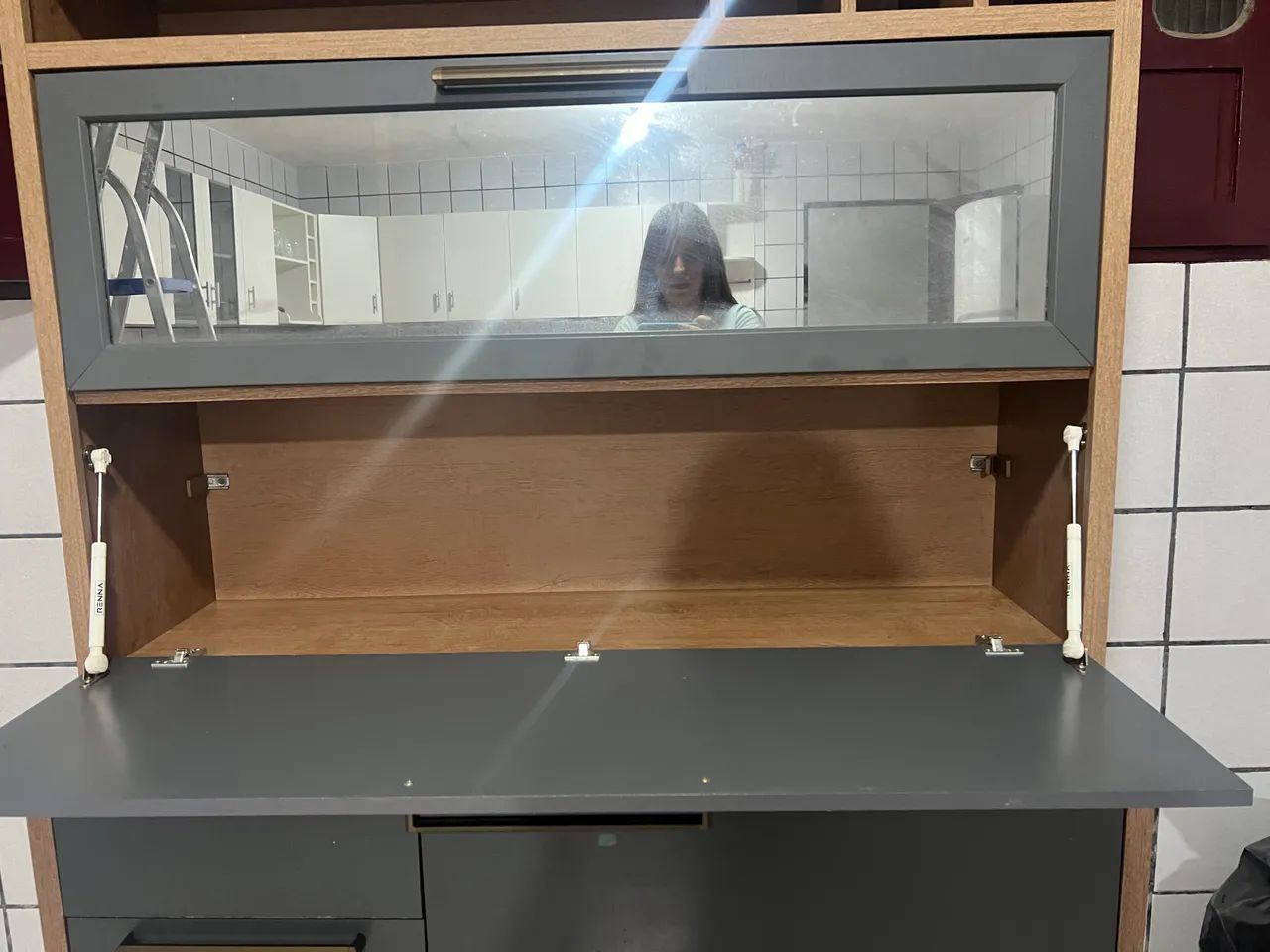 armário com porta vinho - Foto 5