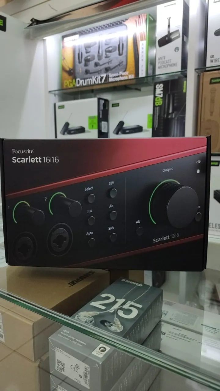 FOCUSRITE SCARLETT 16i16 4ª GERAÇÃO - NOVA E ORIGINAL - Foto 4