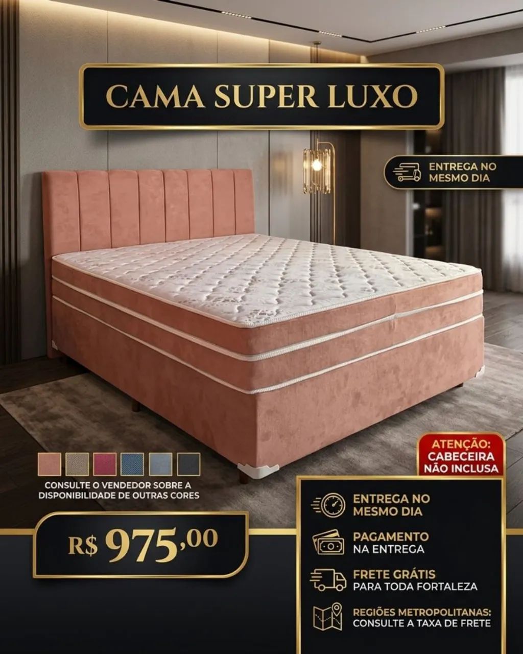 CAMA BOX LUXO