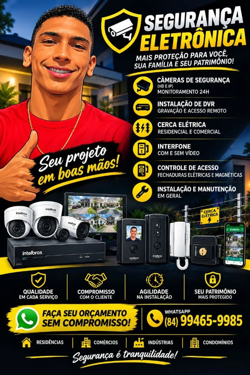 Segurança eletrônica / eletricista 