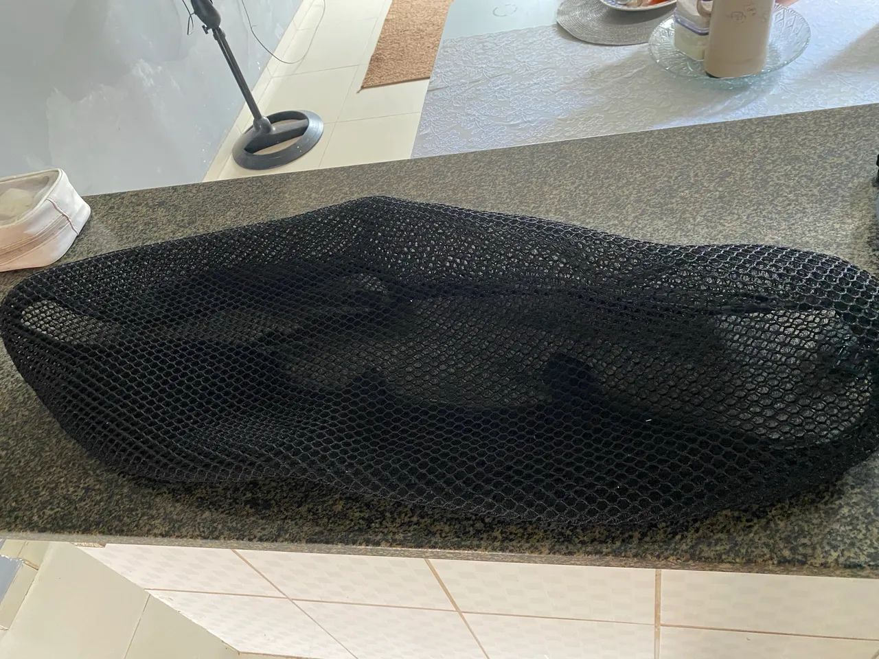Capa de malha 3D para banco de moto - Foto 3