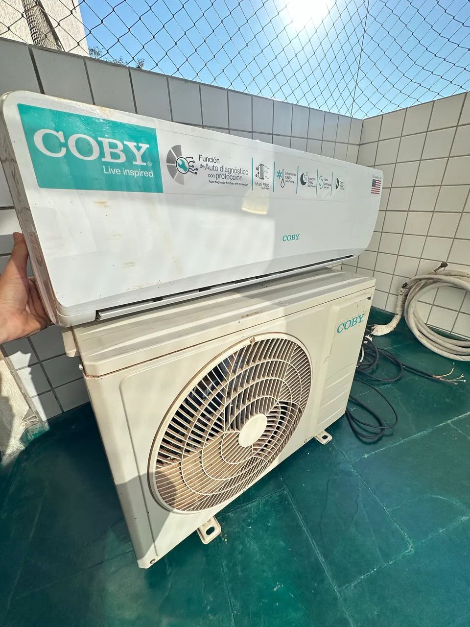 Ar condicionado COBY 12k BTU 220V - Foto 2