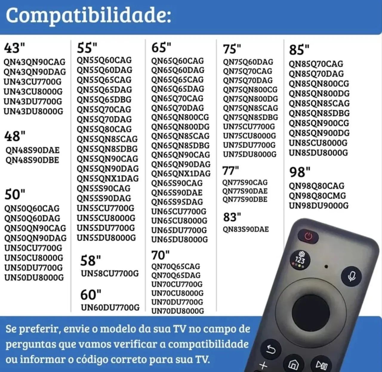 Controle remoto * - Foto 3