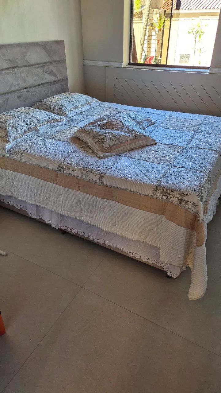 Kit cobre leito queen com duas fronhas - Foto 4