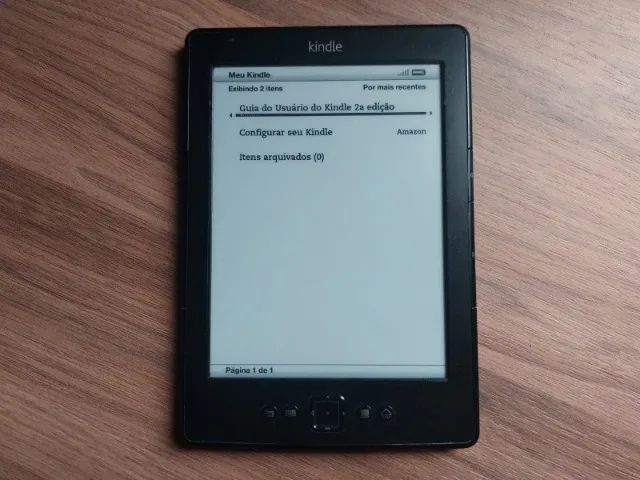 Amazon Kindle preto 4ª geração - Foto 3