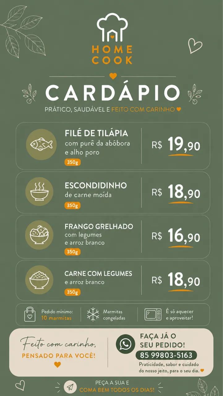 Marmitas congeladas
