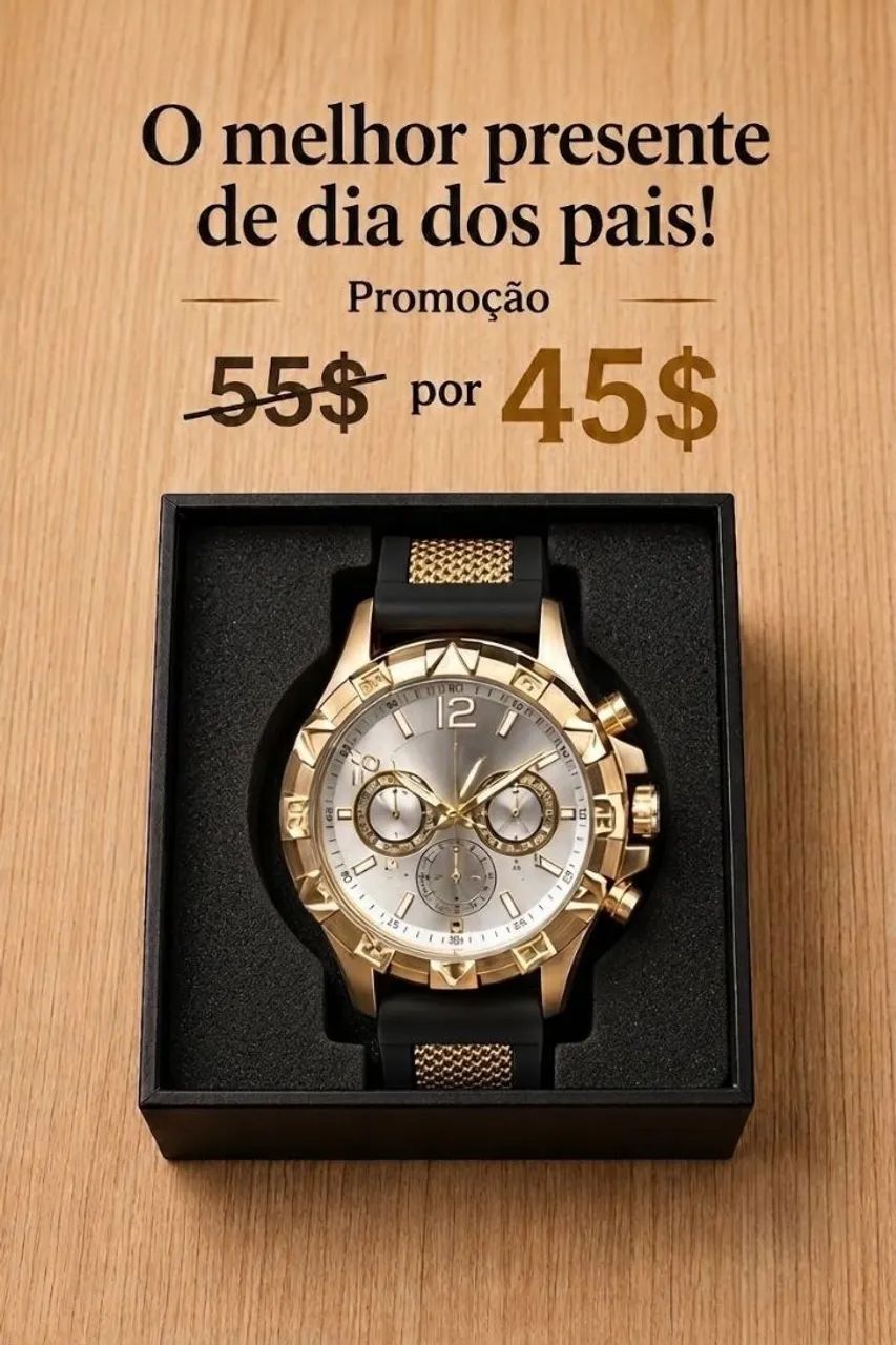 Relógio Masculino Moderno e Elegante - Foto 2