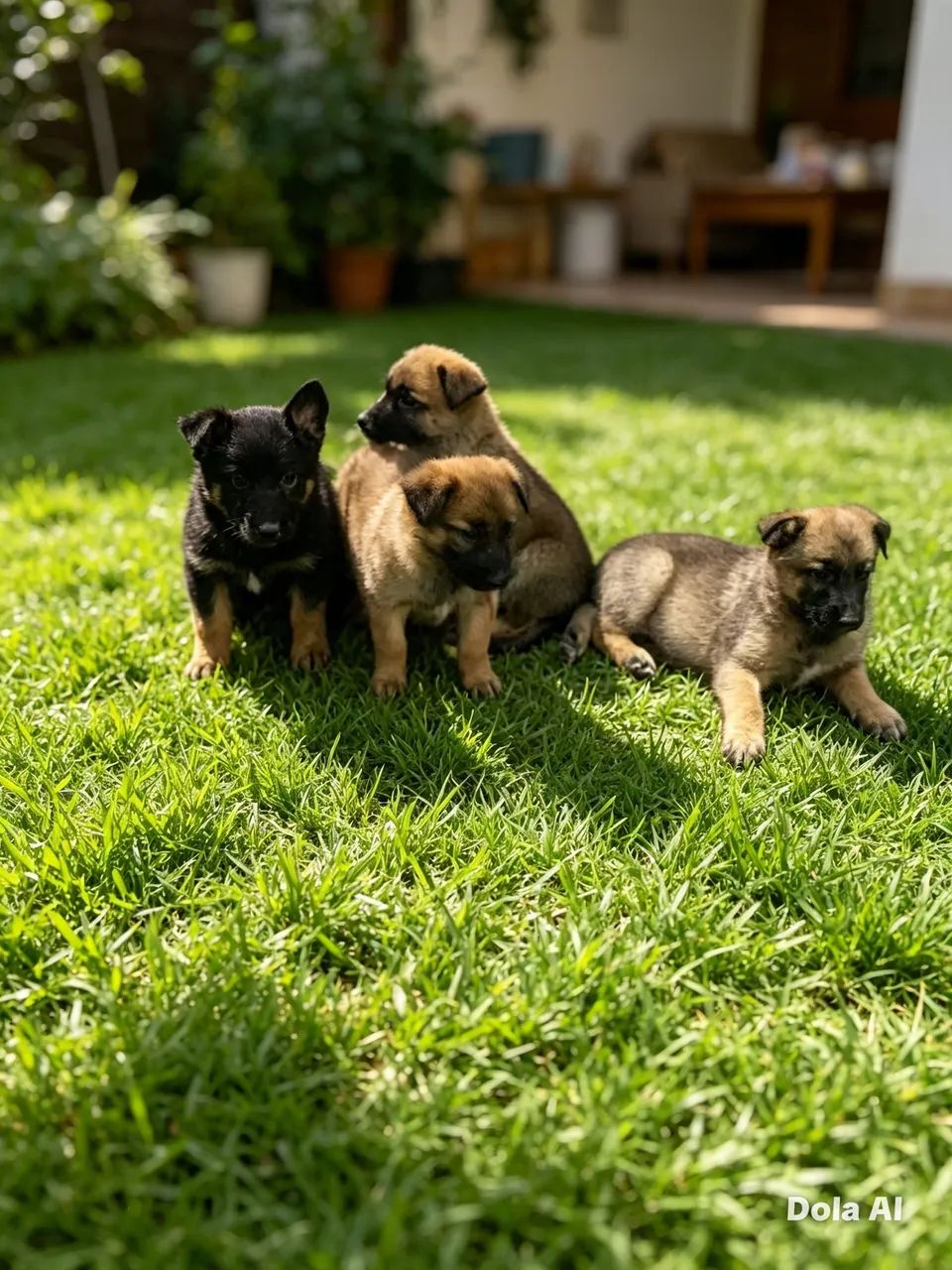 Pastor belga Malinois disponíveis Já com a 1 Dose de vacina  últimos 2 Filhotes