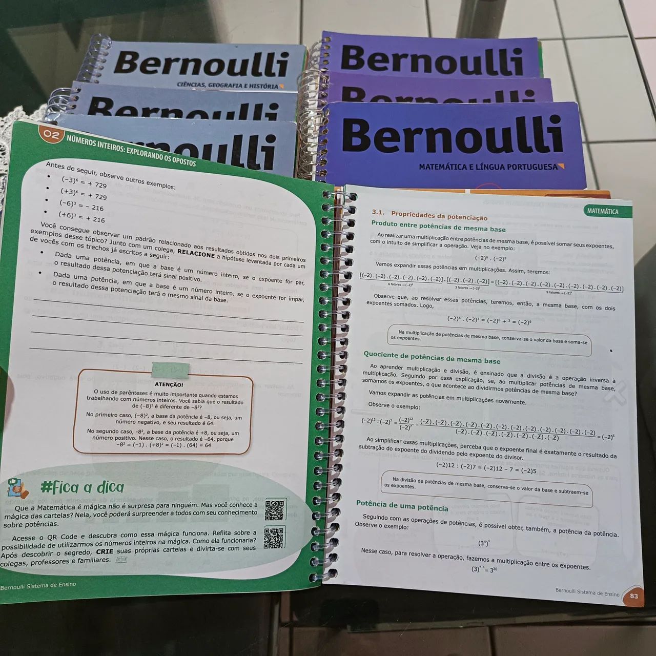 Kit de apostilas Bernoulli 7° ano, Ed: 2025! - Foto 5