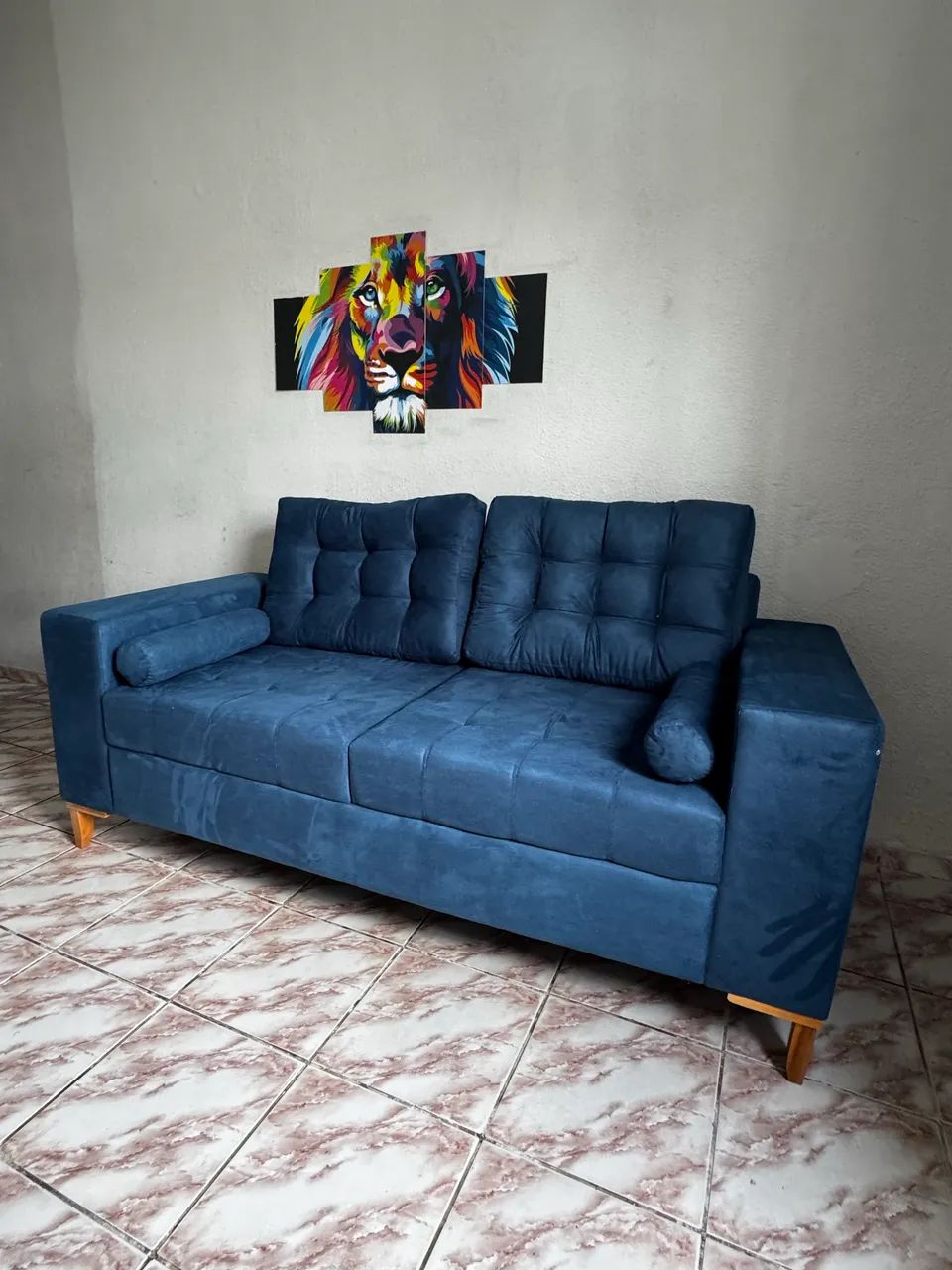 Sofá Retrô luxo 
