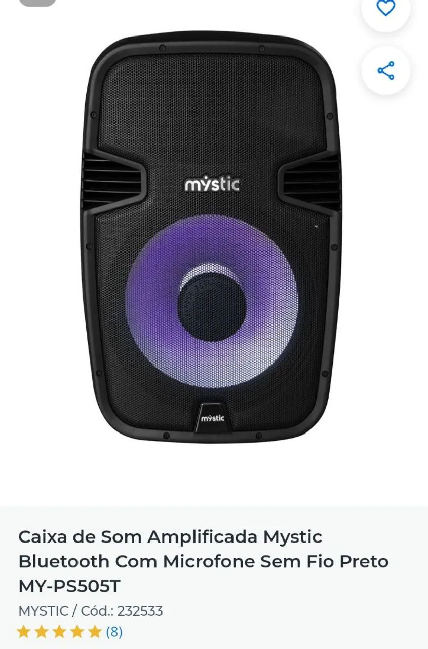 Caixa de som nova