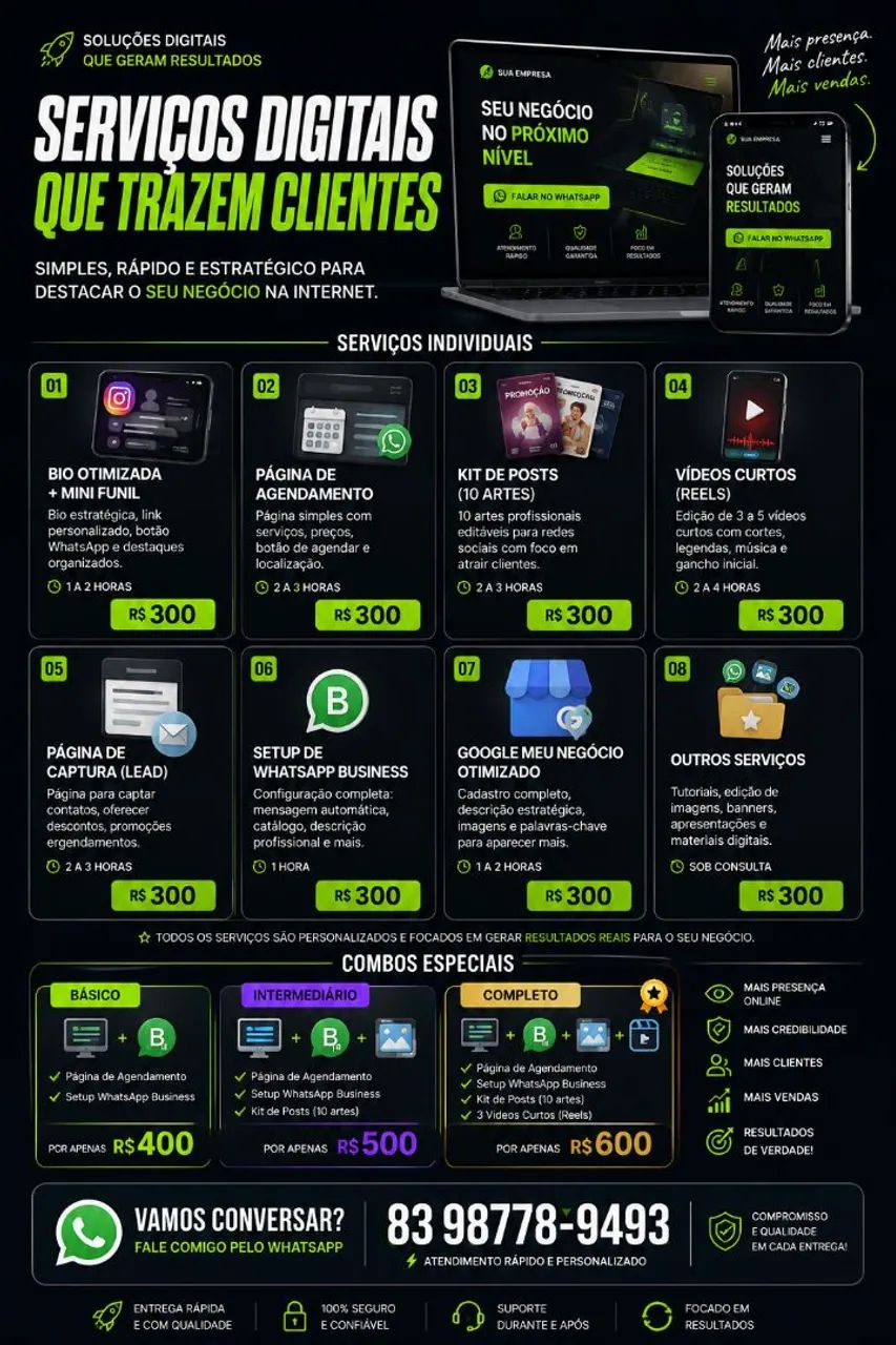 Estrutura de Presença Digital Completa