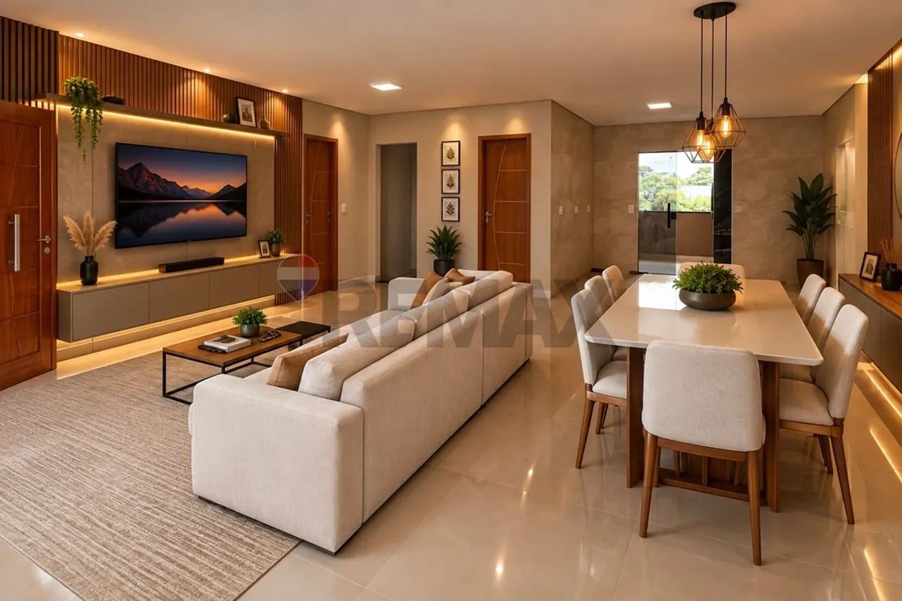 Casa com 3 quartos, suíte master e terreno de 785 m²