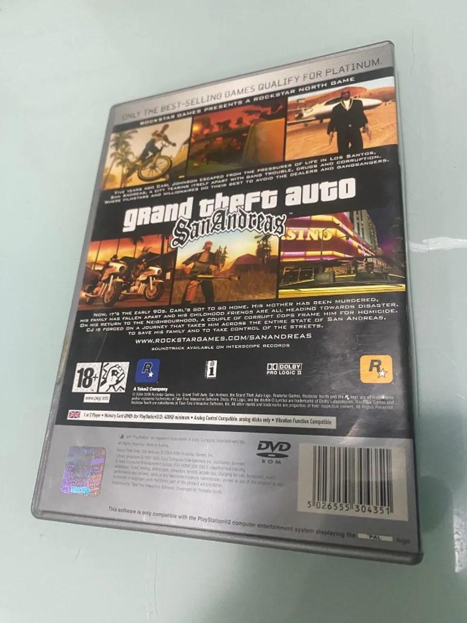 GTA San Andreas PS2 Original - Foto 2