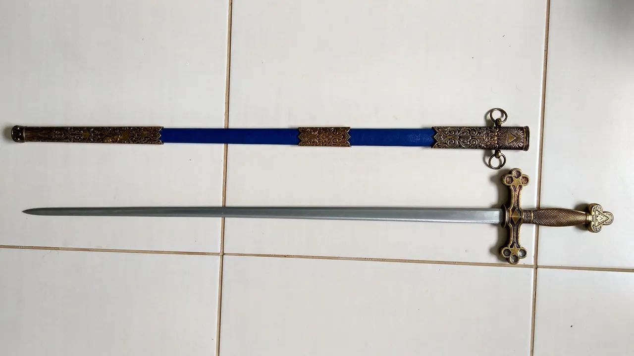 Espada maçônica importada Denix Espanha  - Foto 3
