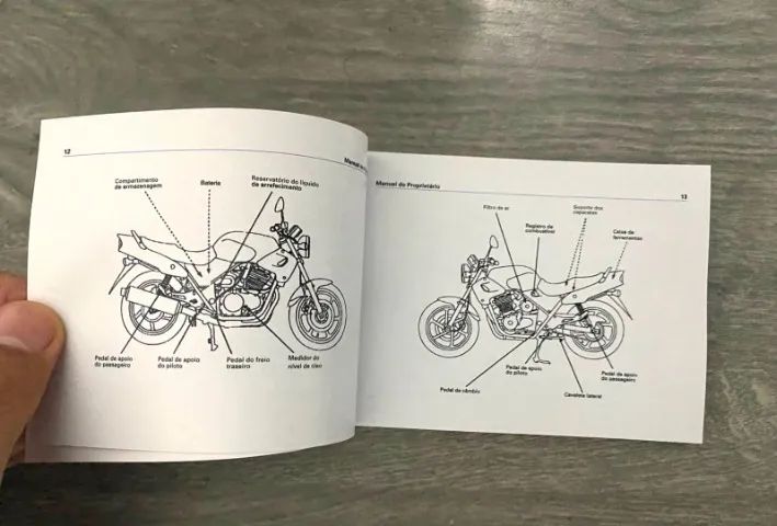 Manual do Proprietario Antiga CB 500 ano 1998 a 2005