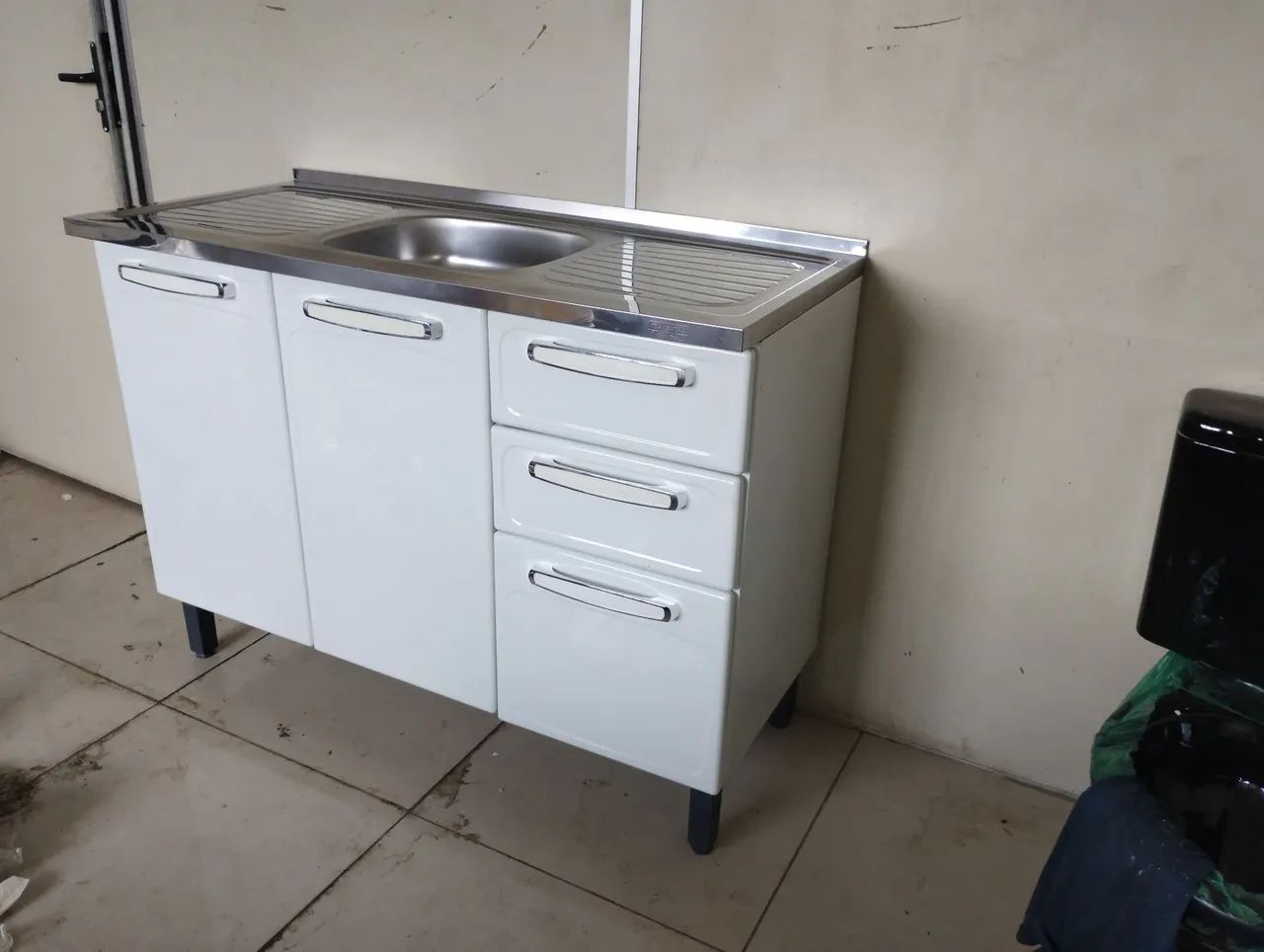Balcão Bertolini 1,20x0,54 Branco Novo - Foto 5