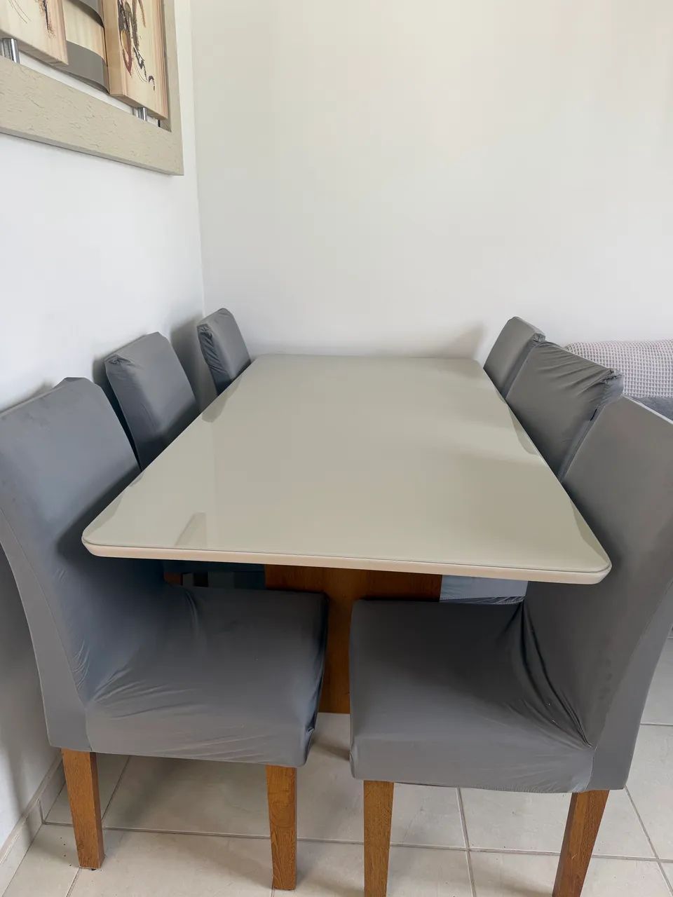 Sala de jantar 6 cadeiras 