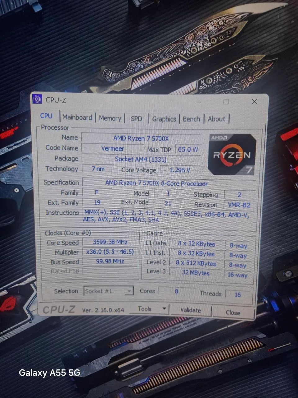 Ryzen 75700x  - Foto 2