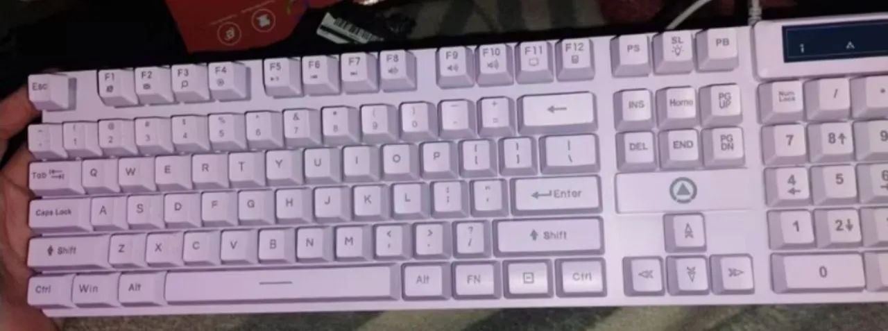 Teclado semi mecânico lilás  - Foto 3