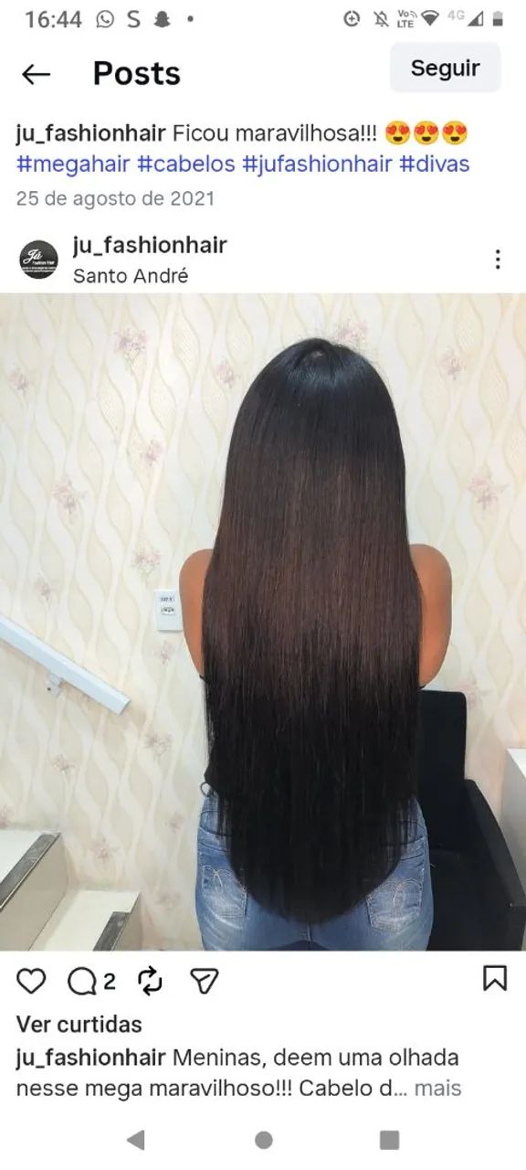 Modelos para portfólio colocação de mega hair  - Foto 5