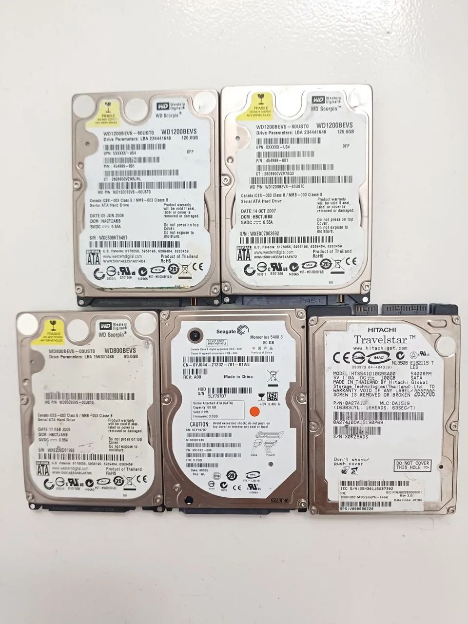 7 hds notebook varias capacidades  - Foto 3
