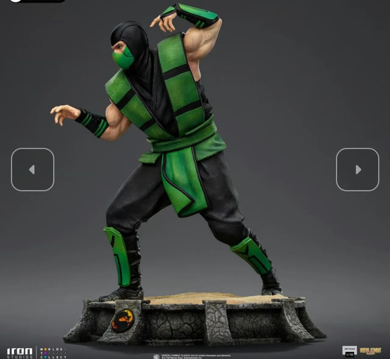 Reptile Mortal Kombat Iron Studios - Foto 4