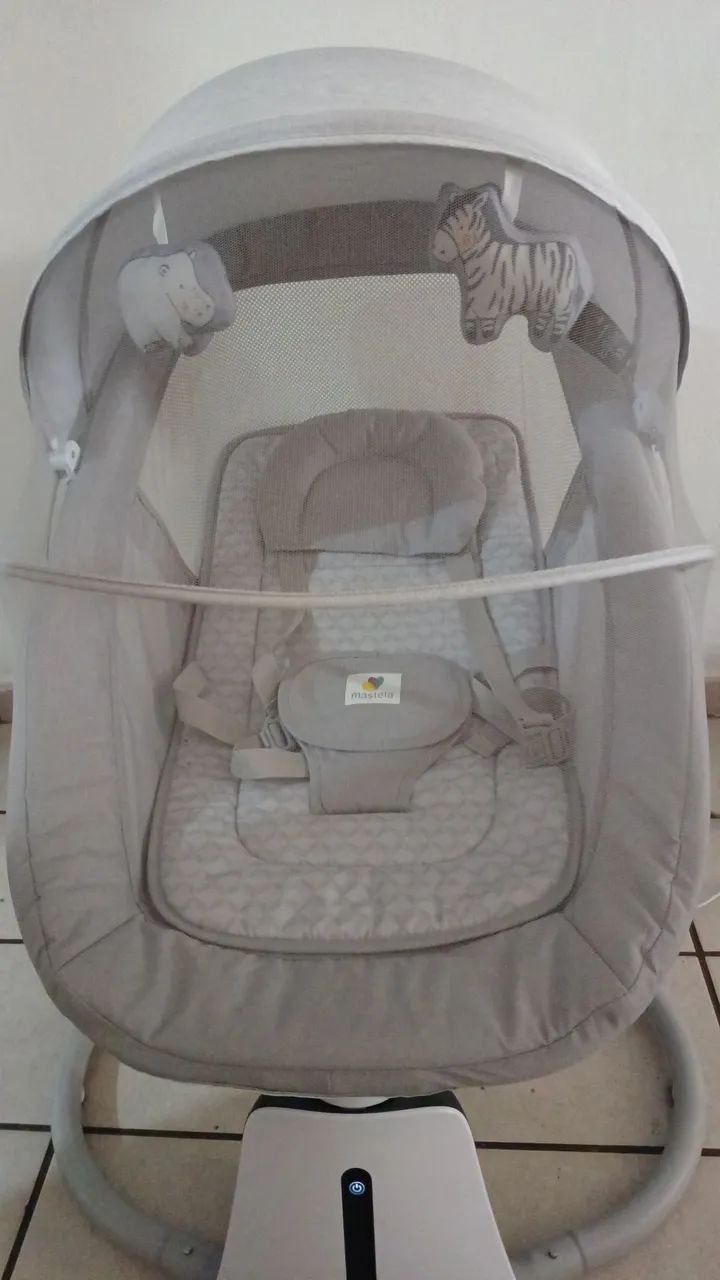 Cadeira de balanço automática mastela com sensor de movimento  - Foto 3