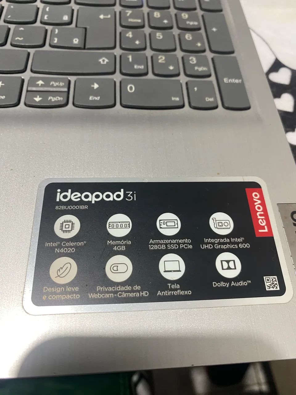 Notebook idealpad 3i