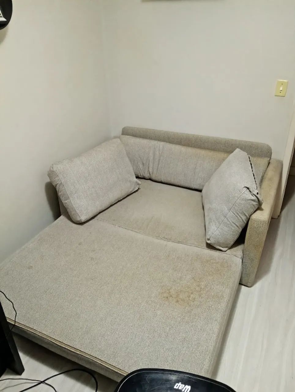 Sofá cama em tecido  - Foto 3