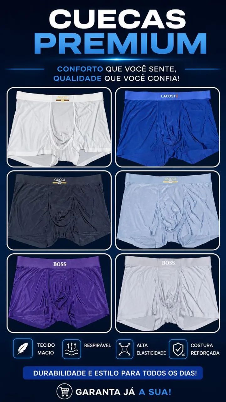 Cueca Boxer Importada - Foto 2