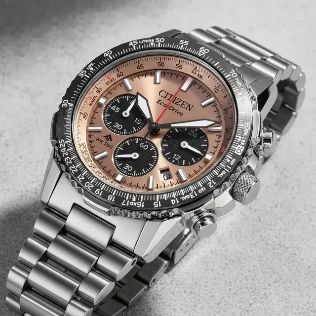 RELOGIO CITIZEN NAVIHAWK CA4664 60X MARROM - Foto 5