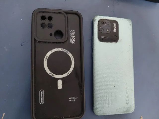 Celular Redmi 10c 128Gb Com Detalhes, Porem Funciona Tudo - Foto 3