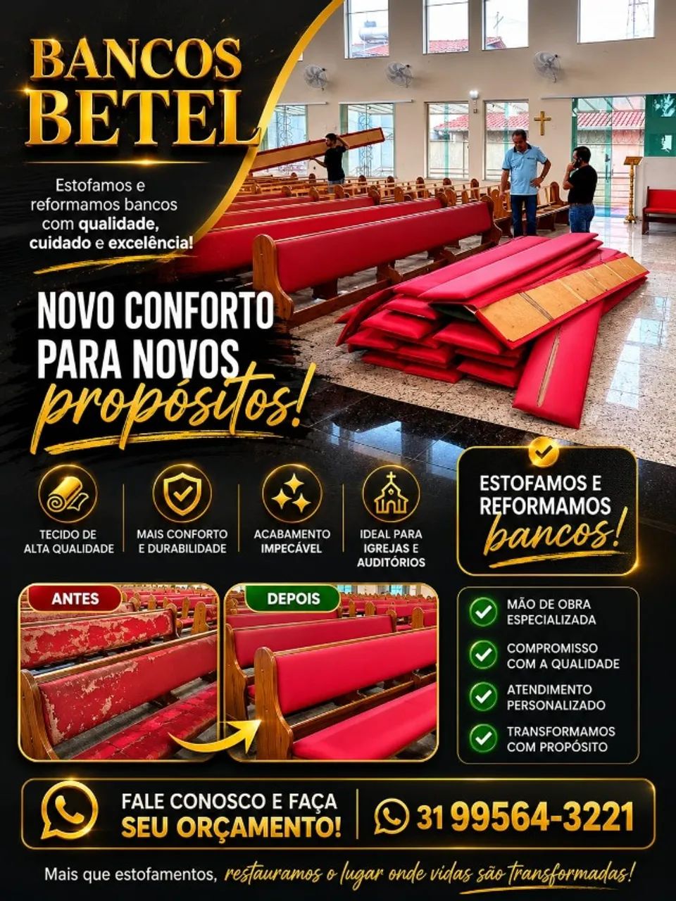 Estofamento de bancos