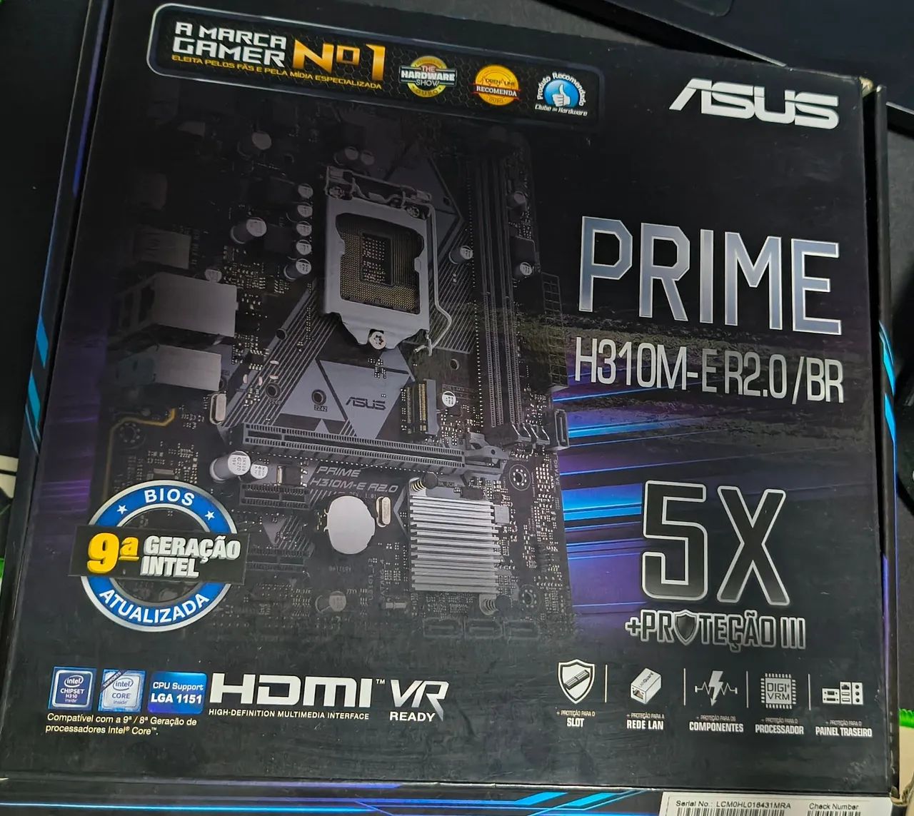 Placa mãe ASUS Prime H310M-ER2.0