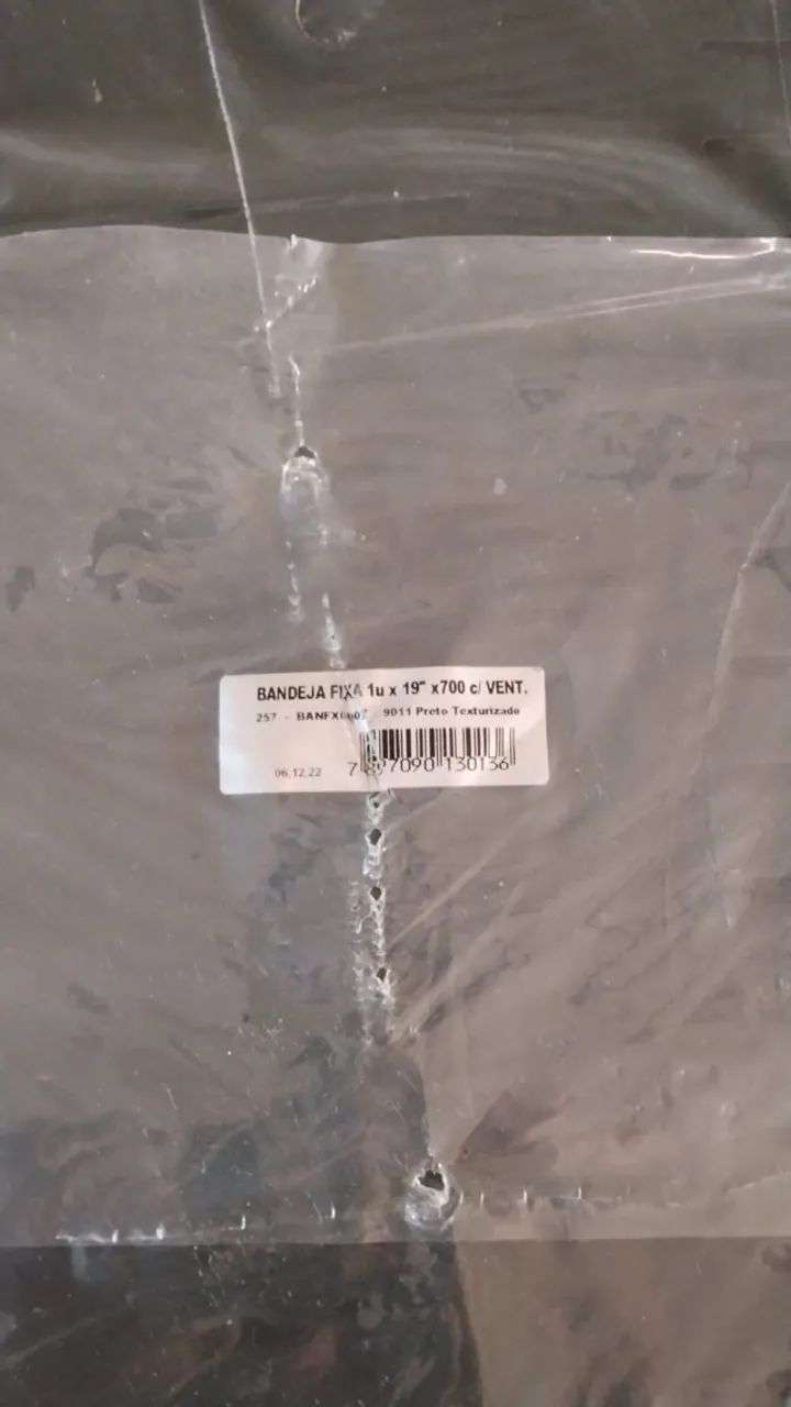Bandeja para Rack 19" x 700 mm com Ventilação - Nova | Alta Resistência - Foto 3