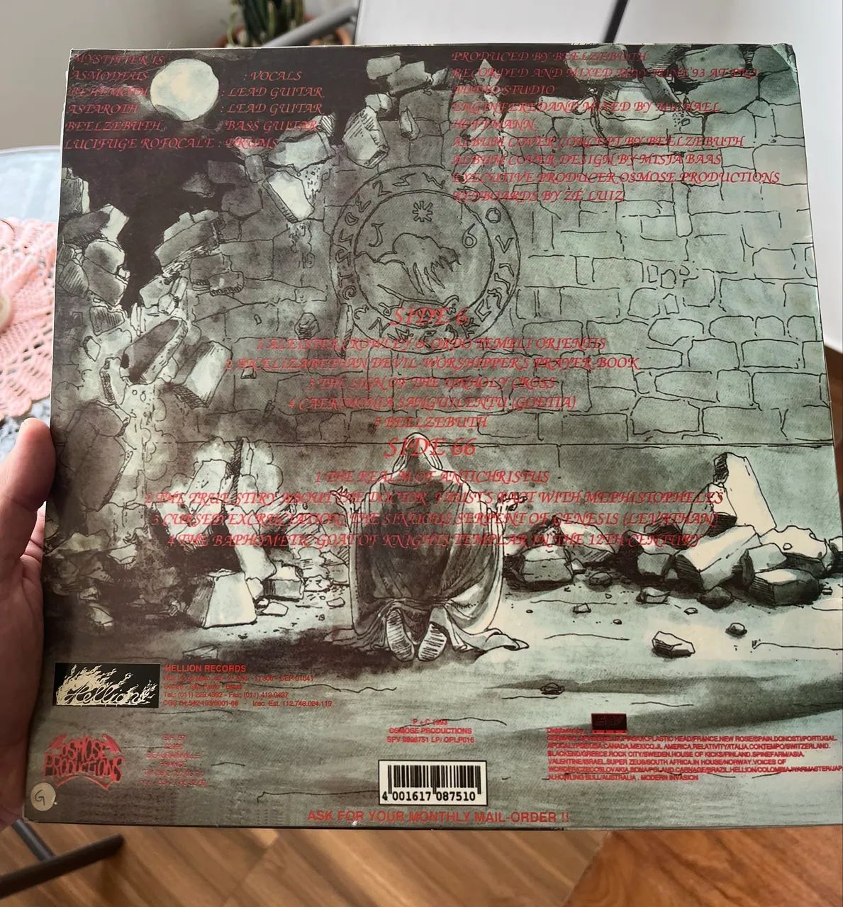 Mystifier Goetia LP Hellion Records - Foto 3
