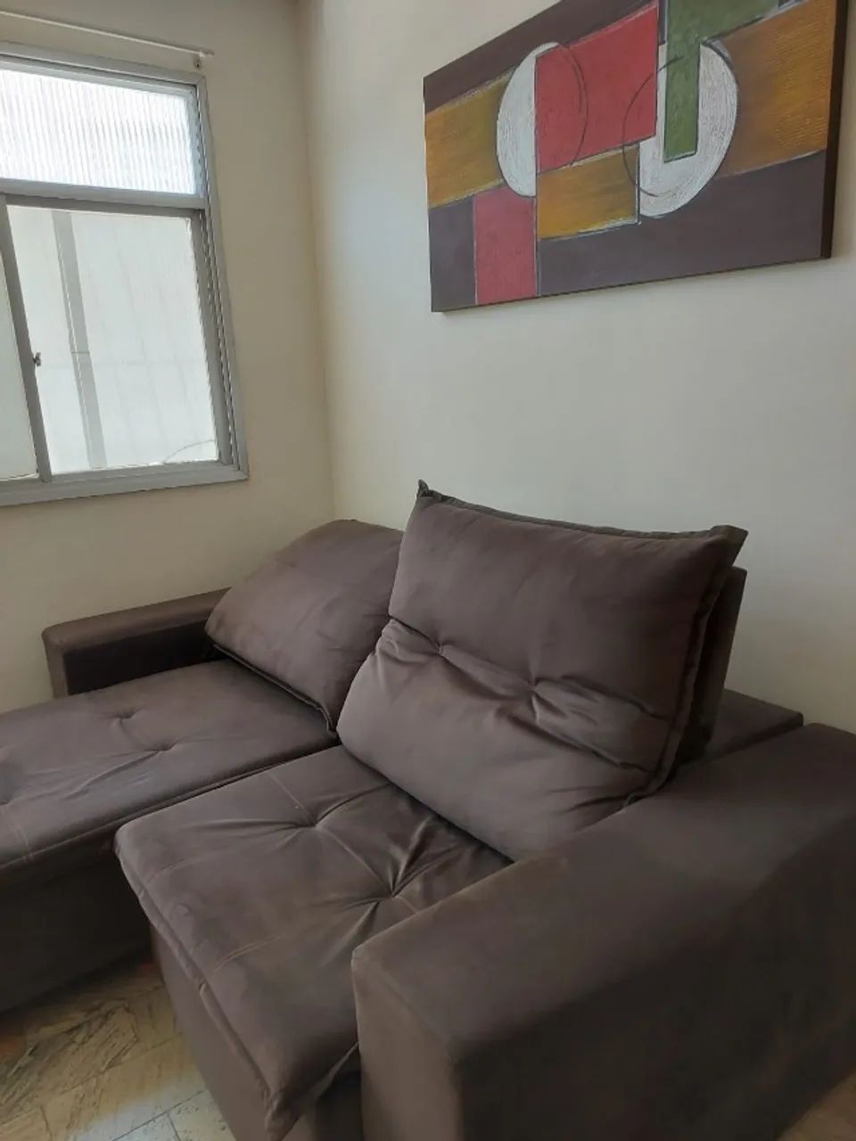 Sofá retratil semi novo TOP  - Foto 2